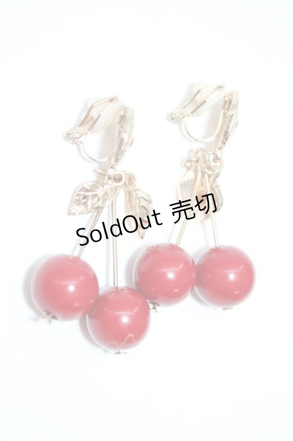 画像2: m petit by misako / さくらんぼイヤリング  赤Ｘゴールド T-26-01-28-027-LO-AC-SA-ZT (2)