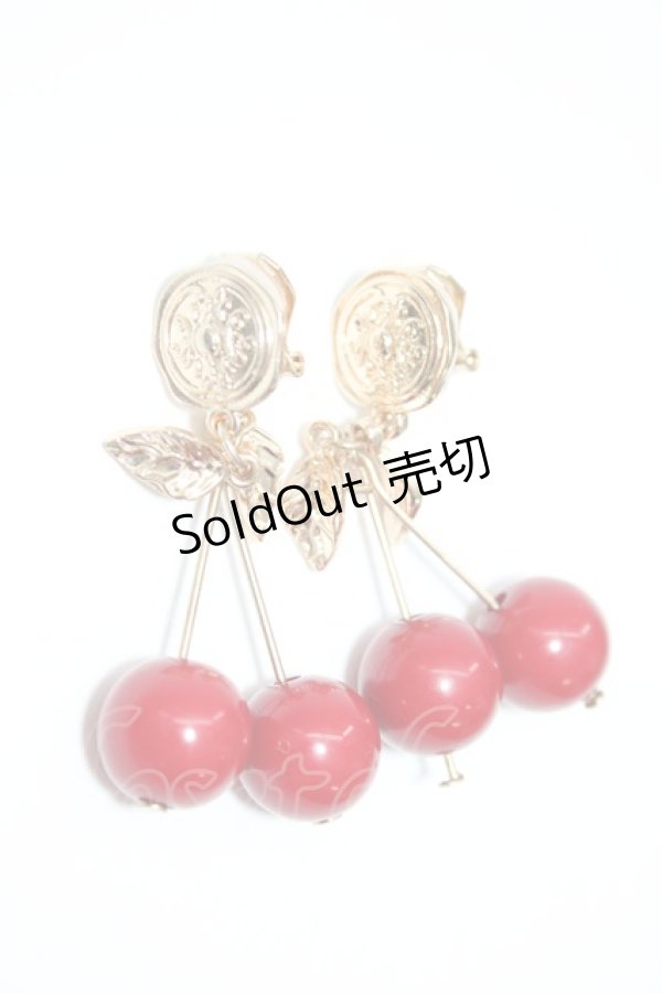 画像3: m petit by misako / さくらんぼイヤリング  赤Ｘゴールド T-26-01-28-027-LO-AC-SA-ZT (3)