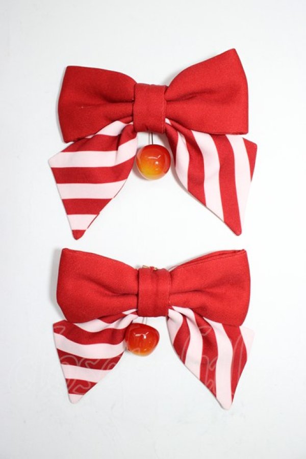 画像3: To Alice / さくらんぼリボンクリップ  赤 T-26-01-28-028-LO-AC-SA-ZT (3)