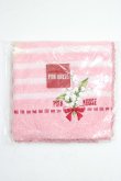画像1: PINK HOUSE / ハンドタオル  ピンク赤 T-26-01-28-030-LO-ZA-SA-ZT (1)