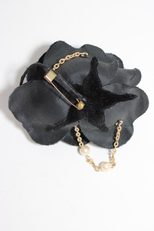 画像3: INGEBORG / コサージュ  バラ黒チェーン T-26-01-28-033-0-ZA-SA-ZT (3)