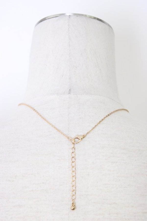 画像2: m petit by misako / TT*AMリボンパールネックレス  ゴールド T-26-01-28-035-LO-AC-SA-ZT (2)