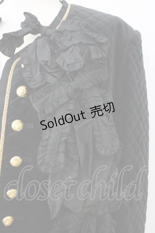 画像3: PINK HOUSE / キルティングノーカラージャケット  ブラック T-26-01-28-008-LO-JA-SA-ZT (3)