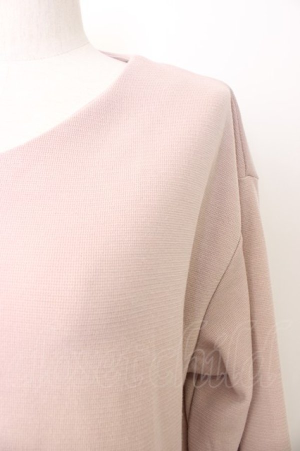 画像4: axes femme / 裾レーストップス  ピンク T-26-01-28-001-AX-TO-SA-ZT (4)