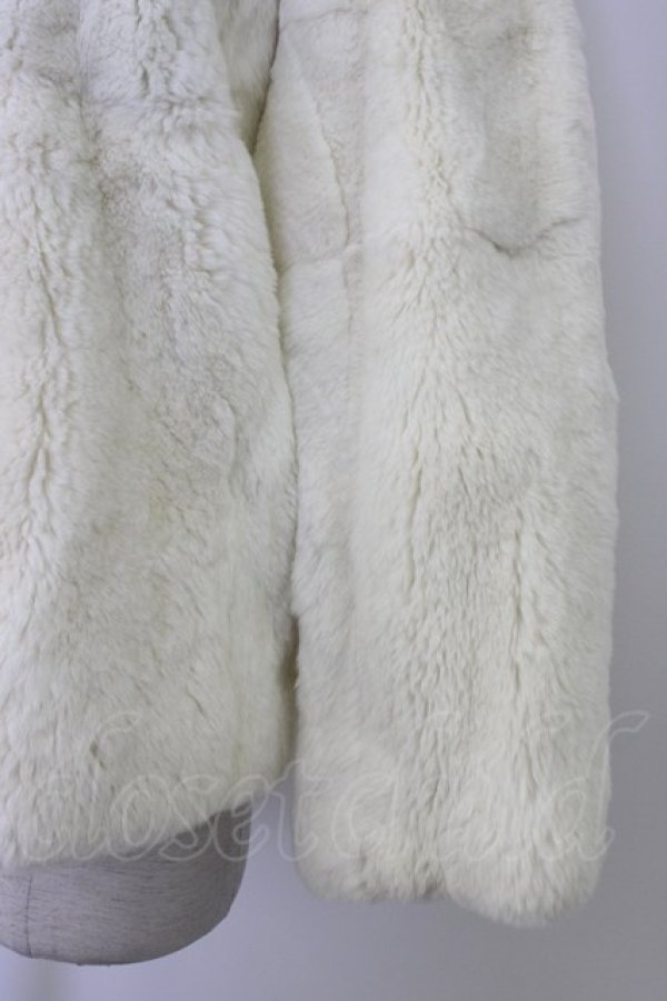 画像3: PINK HOUSE / 毛皮コート M アイボリー T-26-01-28-010-LO-CO-SA-ZT (3)