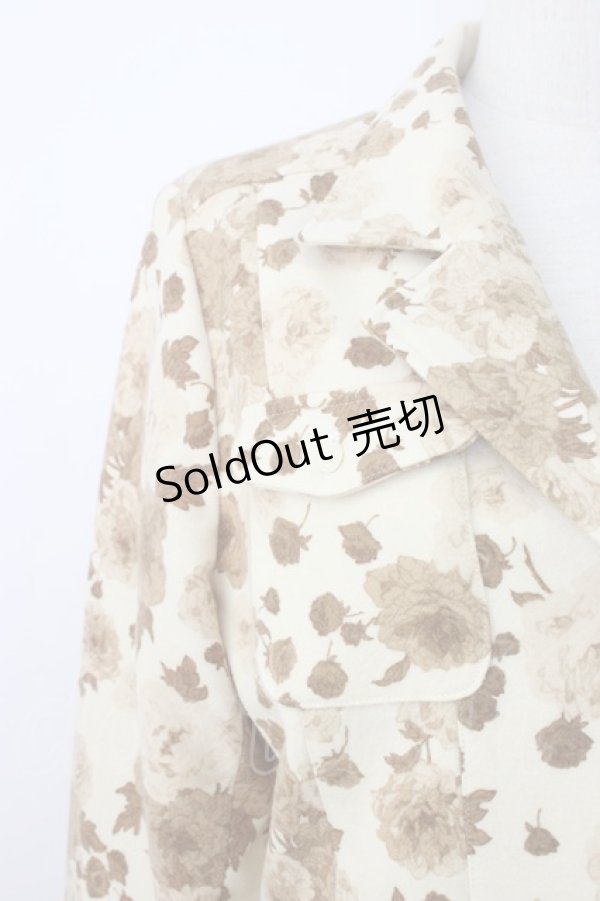画像3: PINK HOUSE / モノトーン花柄ジャケット L ベージュ T-26-01-28-011-LO-JA-SA-ZT (3)