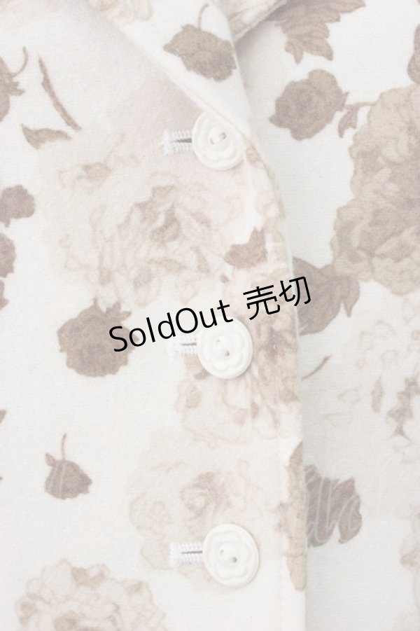 画像4: PINK HOUSE / モノトーン花柄ジャケット L ベージュ T-26-01-28-011-LO-JA-SA-ZT (4)