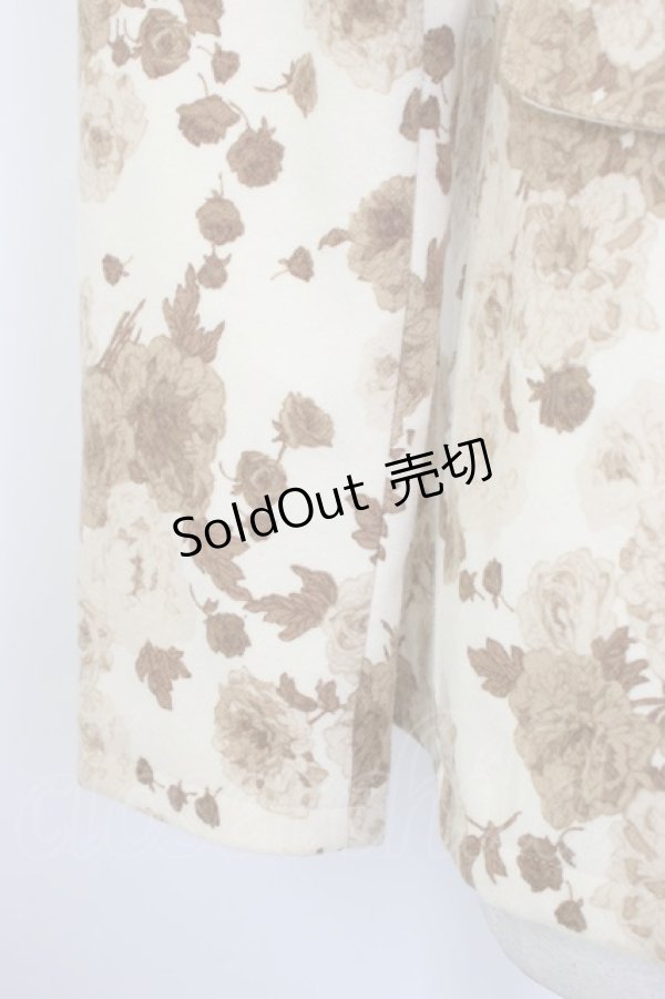 画像5: PINK HOUSE / モノトーン花柄ジャケット L ベージュ T-26-01-28-011-LO-JA-SA-ZT (5)