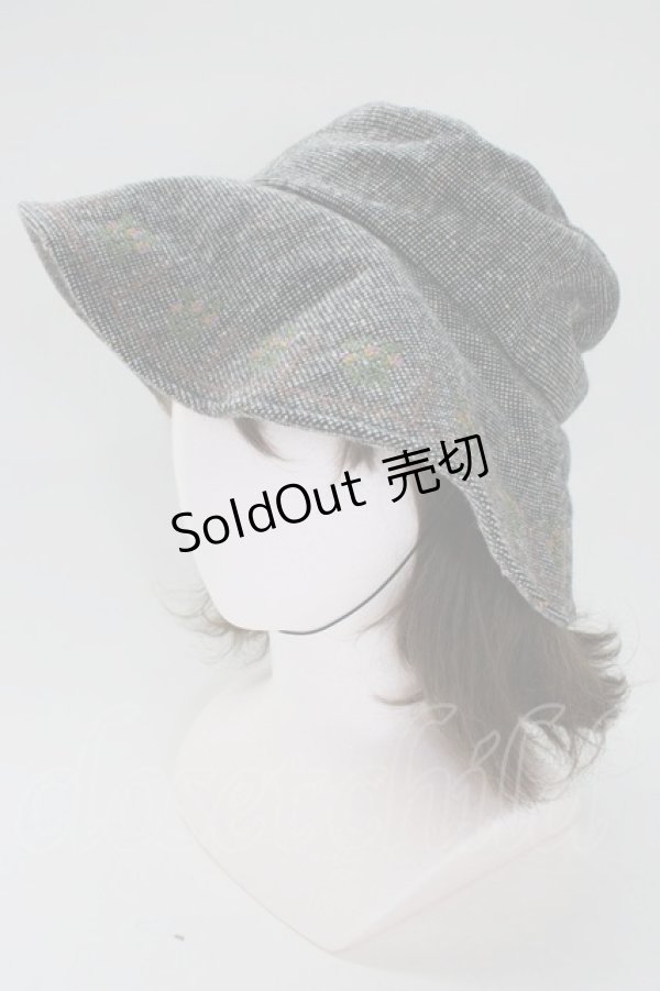 画像1: ANNA SUI / ハット  グレー T-26-01-28-019-PU-AC-SA-ZT (1)