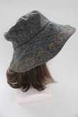 画像4: ANNA SUI / ハット  グレー T-26-01-28-019-PU-AC-SA-ZT (4)