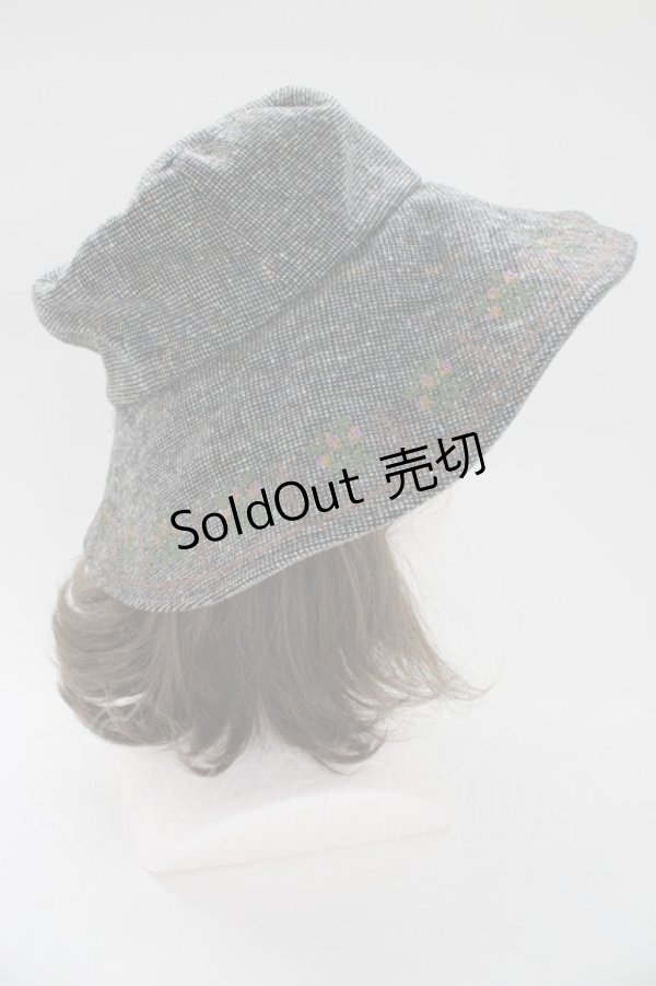 画像4: ANNA SUI / ハット  グレー T-26-01-28-019-PU-AC-SA-ZT (4)