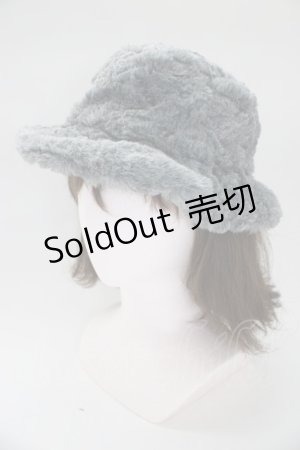 画像: PINK HOUSE / ファーハット  グレー T-26-01-28-020-LO-AC-SA-ZTK004