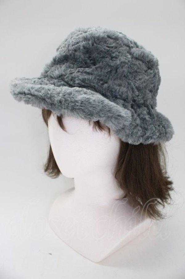 画像1: PINK HOUSE / ファーハット  グレー T-26-01-28-020-LO-AC-SA-ZT (1)