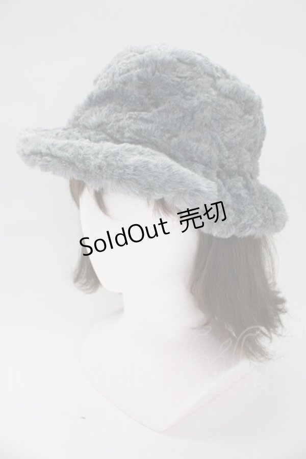 画像1: PINK HOUSE / ファーハット  グレー T-26-01-28-020-LO-AC-SA-ZTK004 (1)