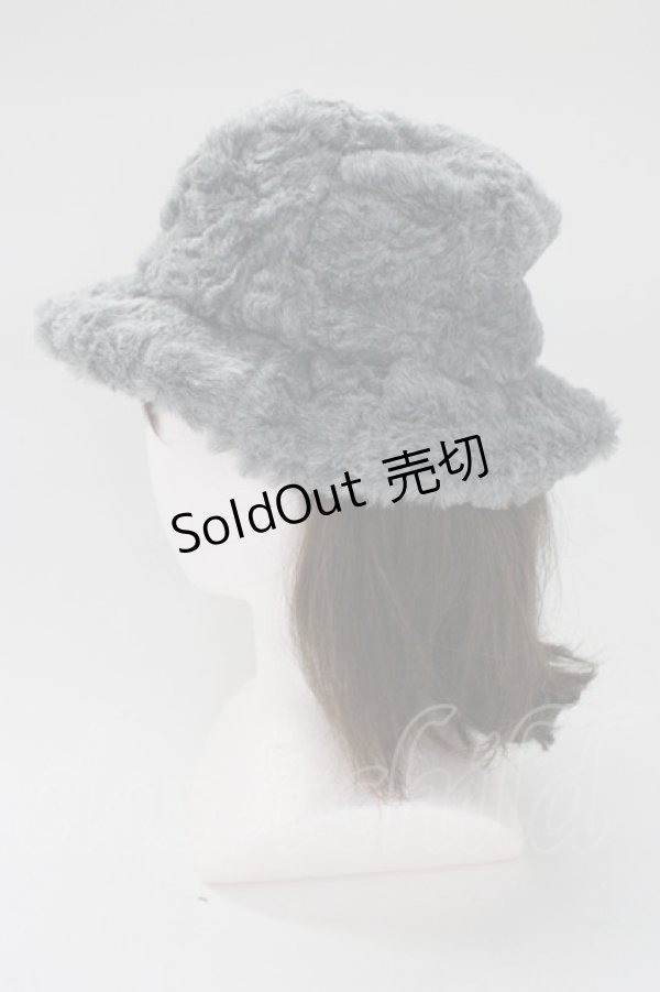 画像2: PINK HOUSE / ファーハット  グレー T-26-01-28-020-LO-AC-SA-ZTK004 (2)