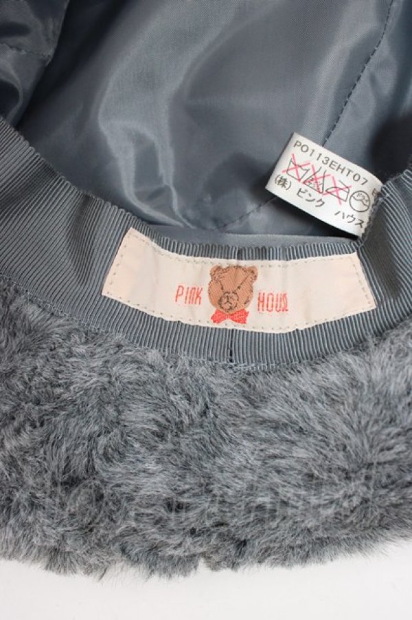 画像4: PINK HOUSE / ファーハット  グレー T-26-01-28-020-LO-AC-SA-ZT (4)