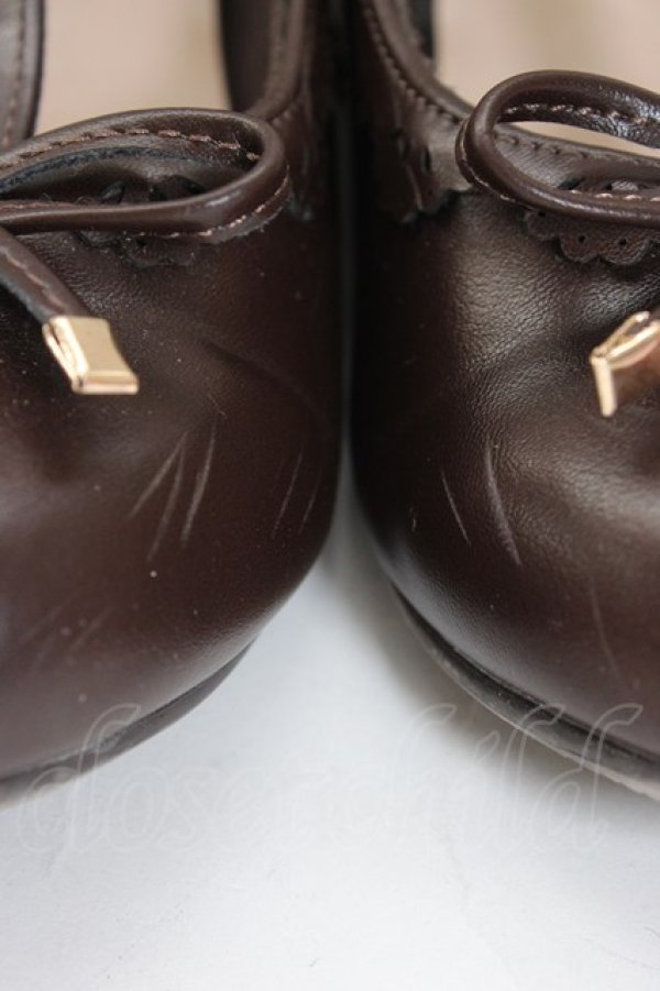 画像6: m petit by misako / 防水パンプス L ブラウン T-26-01-28-021-LO-SH-SA-ZT (6)