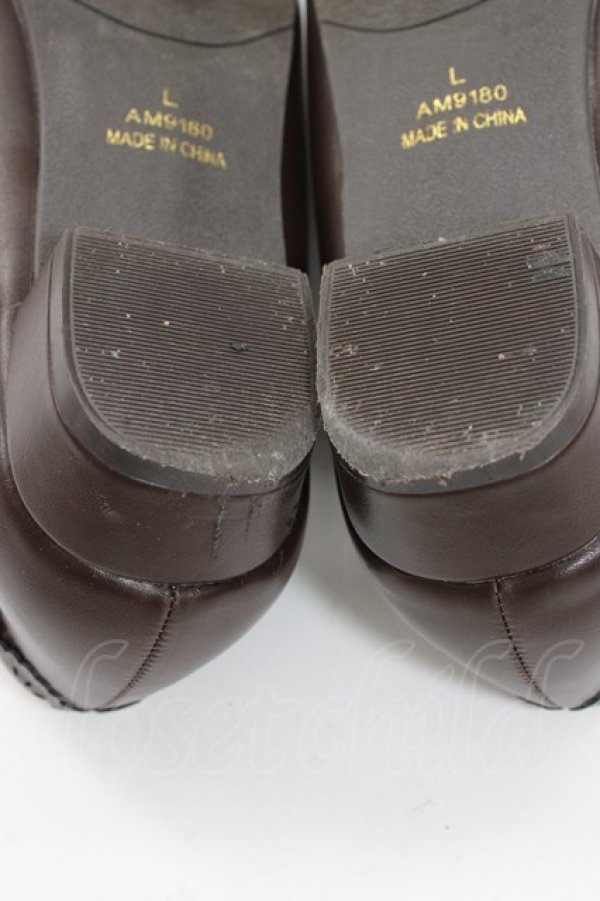 画像7: m petit by misako / 防水パンプス L ブラウン T-26-01-28-021-LO-SH-SA-ZT (7)