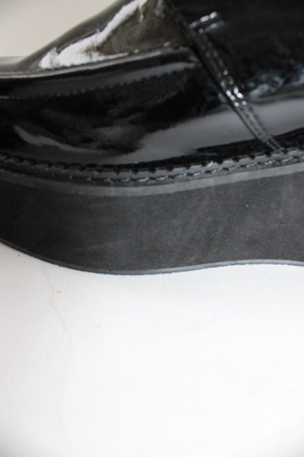 画像5: merry jenny / フリルエナメルシューズ  ブラック T-26-01-28-022-LO-SH-SA-ZT (5)