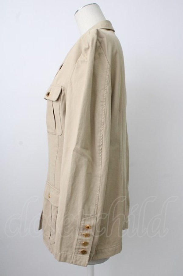 画像3: INGEBORG / 4つタック入りポケットジャケット M ベージュ T-26-01-29-004-LO-JA-SA-ZT (3)