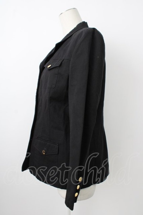 画像3: INGEBORG / 4つポケットジャケット M ブラック T-26-01-29-011-LO-JA-SA-ZT (3)