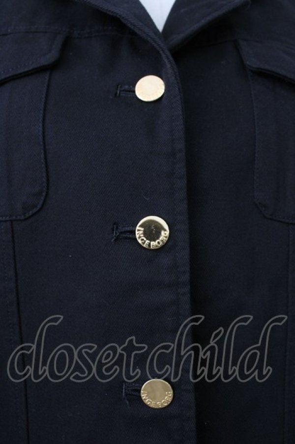 画像4: INGEBORG / 4つポケットジャケット M ブラック T-26-01-29-011-LO-JA-SA-ZT (4)