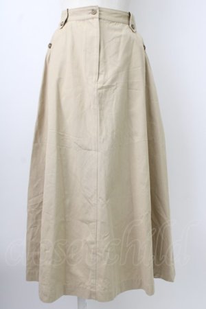 画像: INGEBORG / チノスカート  ベージュ T-26-01-29-014-LO-SK-SA-ZT