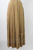 画像1: INGEBORG / ニット裾リボンプリーツスカート  ベージュ T-26-01-29-016-LO-SK-SA-ZT (1)