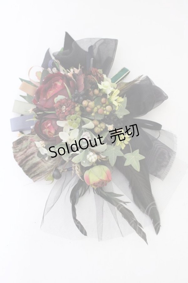 画像1: Sleeplesschilds / ブーケ2wayクリップ  グリーンｘ黒 T-26-02-01-027-EL-AC-SA-ZT575 (1)