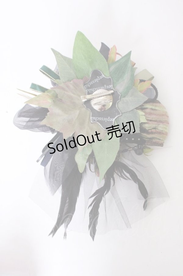 画像2: Sleeplesschilds / ブーケ2wayクリップ  グリーンｘ黒 T-26-02-01-027-EL-AC-SA-ZT575 (2)