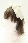 画像1: LOLITAその他(お買取対象外) / リボンクリップカチューシャ  アイボリー T-26-02-01-029-LO-ZA-SA-ZT (1)
