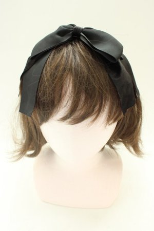 画像: LOLITAその他(お買取対象外) / リボンクリップカチューシャ  ブラック T-26-02-01-030-LO-ZA-SA-ZT