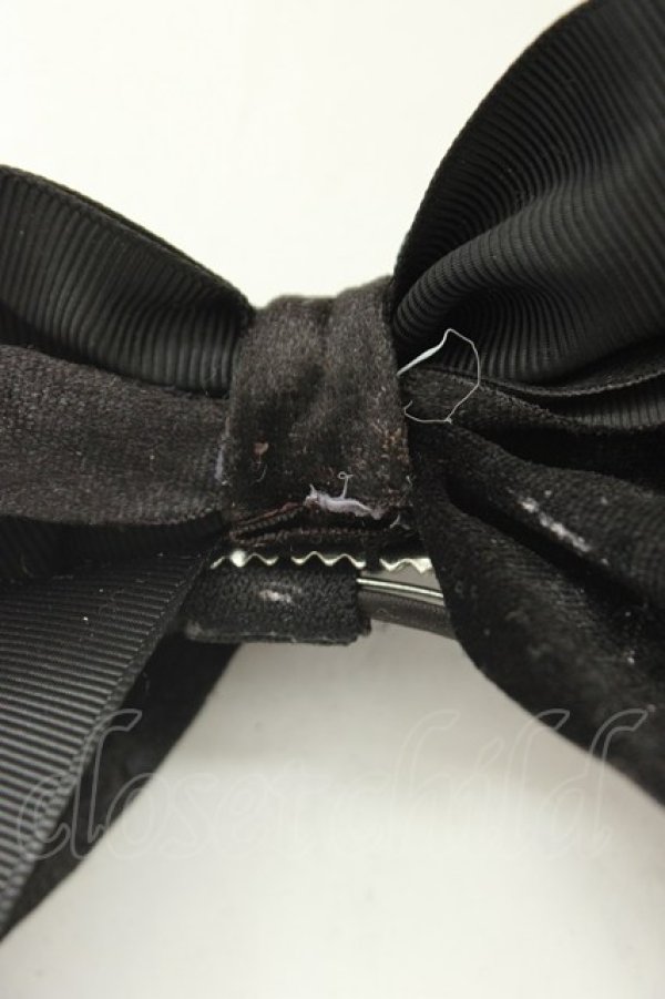 画像5: LOLITAその他(お買取対象外) / リボンクリップカチューシャ  ブラック T-26-02-01-030-LO-ZA-SA-ZT (5)