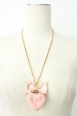画像1: Q-pot. / スイートドリーミーストロベリーケーキネックレス  ピンク T-26-02-01-035-QP-AC-SA-ZT (1)