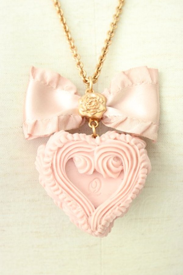 画像2: Q-pot. / スイートドリーミーストロベリーケーキネックレス  ピンク T-26-02-01-035-QP-AC-SA-ZT (2)