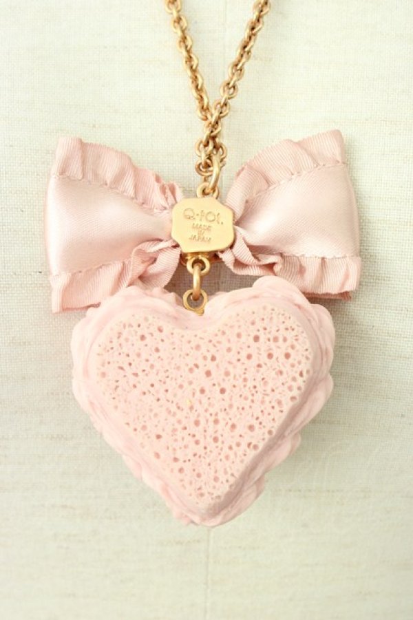 画像3: Q-pot. / スイートドリーミーストロベリーケーキネックレス  ピンク T-26-02-01-035-QP-AC-SA-ZT (3)