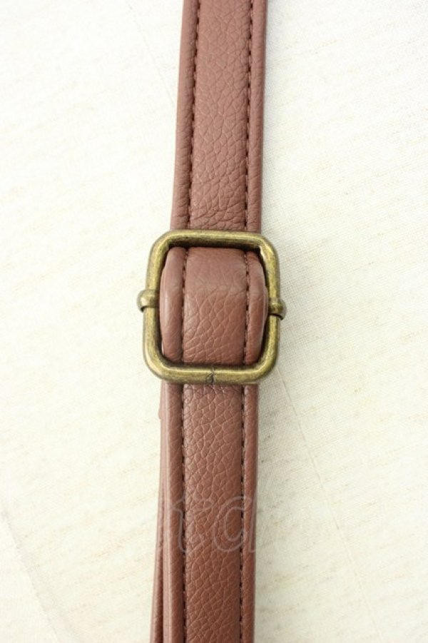 画像5: axes femme / 配色フラップデザインバッグ  ブラウン T-26-02-01-036-AX-BG-SA-ZT (5)