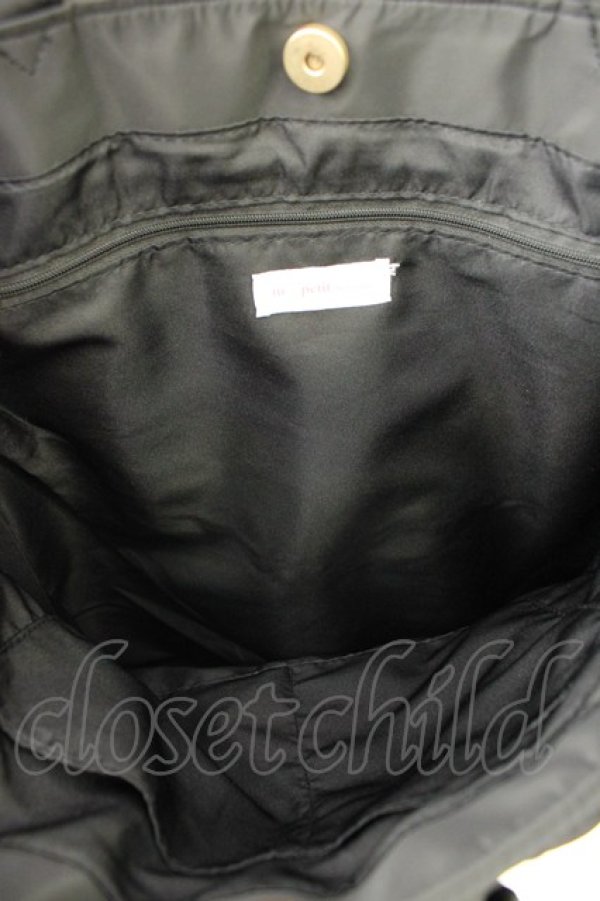 画像3: m petit by misako / キルティングトートバッグ  黒 T-26-02-01-038-LO-BG-SA-ZT (3)