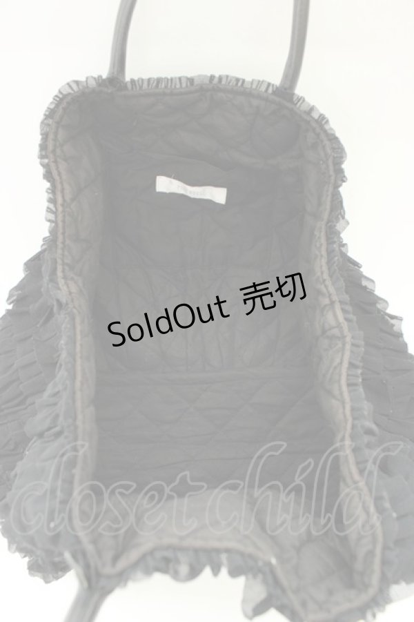 画像3: PINK HOUSE / バッグ  黒シフォンフリル T-26-02-01-040-LO-BG-SA-ZT (3)