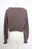 画像2: m petit by misako / AM*リボンニットボレロ S ブラウン T-26-02-01-005-LO-TO-SA-ZT (2)