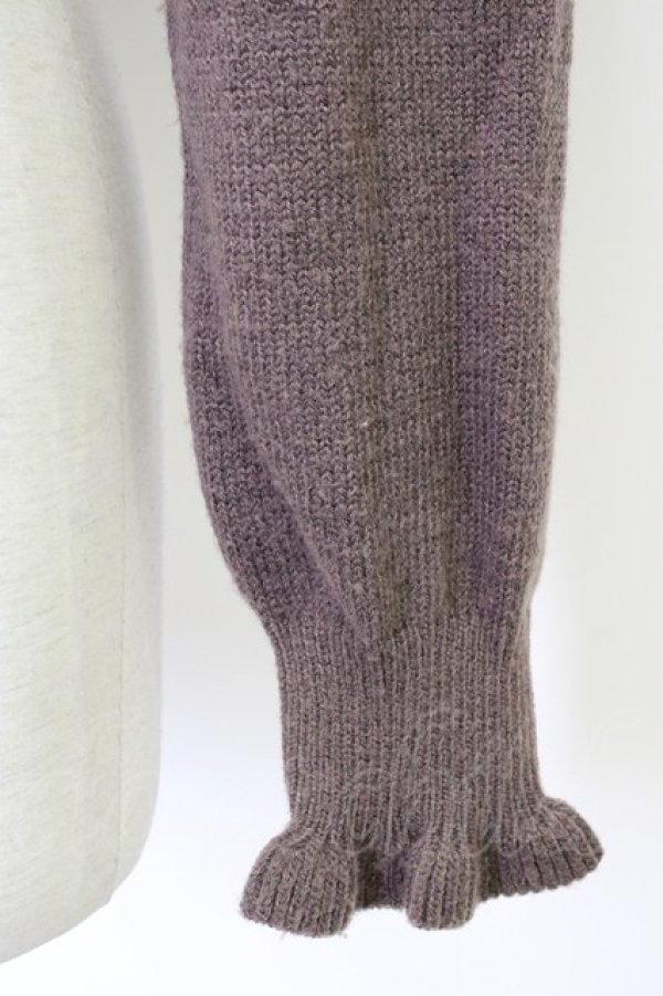 画像3: m petit by misako / AM*リボンニットボレロ S ブラウン T-26-02-01-005-LO-TO-SA-ZT (3)