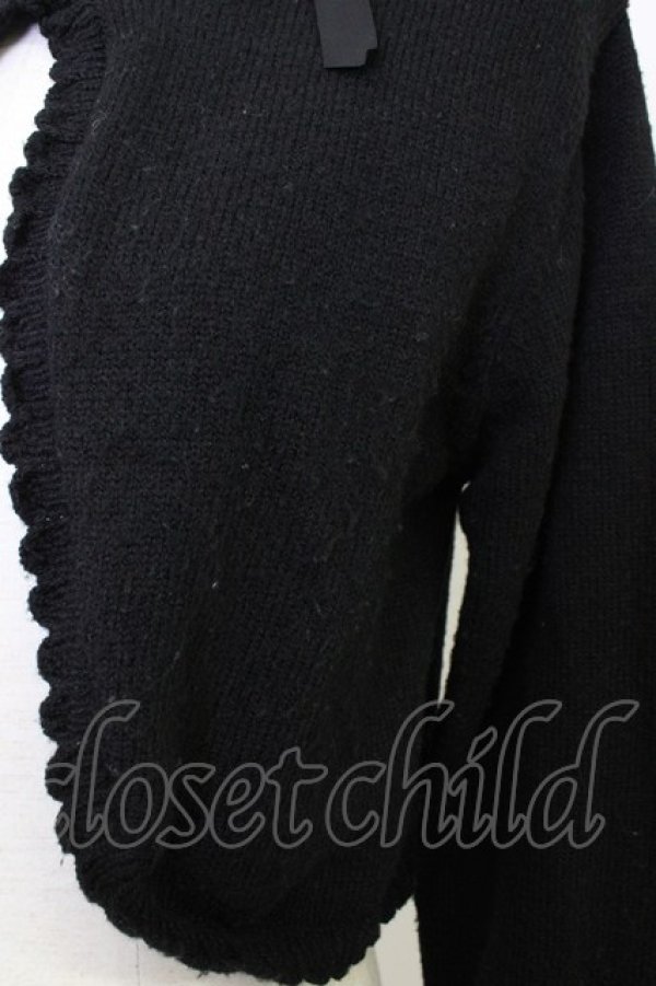 画像3: m petit by misako / AM*リボンニットボレロ M 黒 T-26-02-01-006-LO-TO-SA-ZT (3)