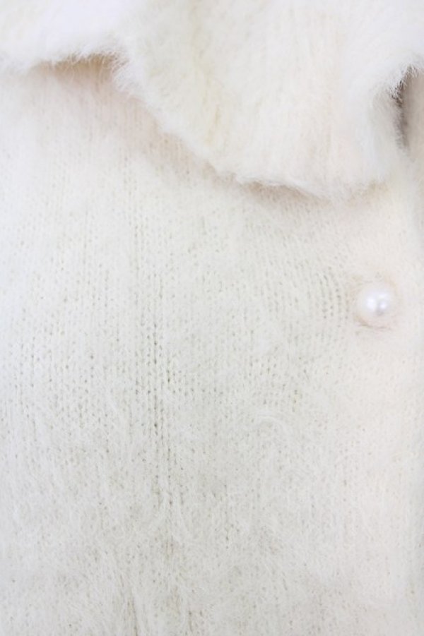 画像3: axes femme kawaii / フリルカーディガン M 白 T-26-02-01-001-AX-TO-SA-ZT (3)