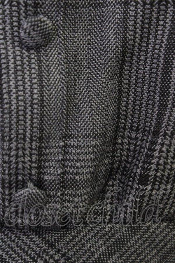 画像3: m petit by misako / チェックワンピース S 黒チェック T-26-02-01-013-LO-OP-SA-ZT (3)