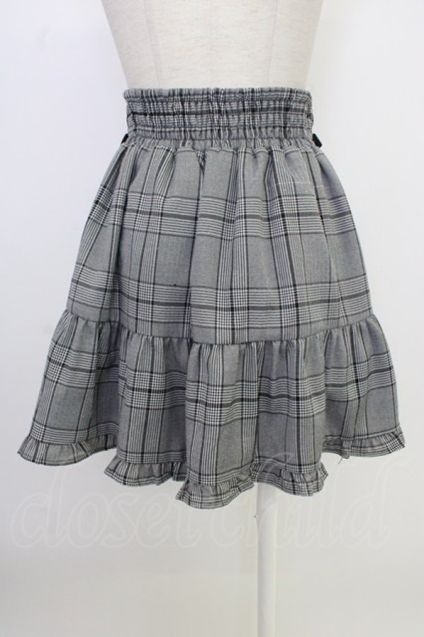 画像2: axes femme / ティアードフレアスカパン  ブラック T-26-02-01-016-AX-PA-SA-ZT (2)