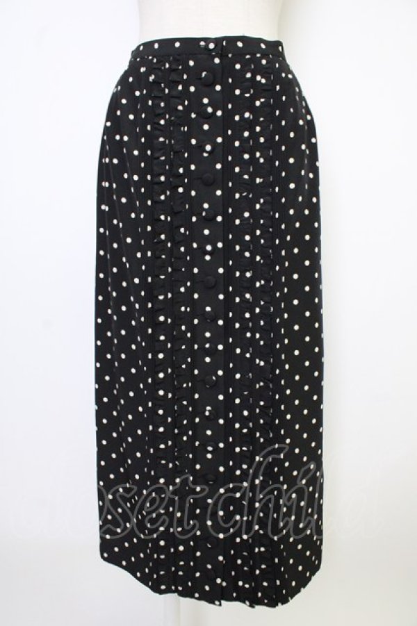 画像3: INGEBORG / ドットフリルセットアップ  ブラック T-26-02-01-018-LO-JA-SA-ZT (3)