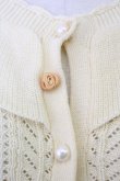 画像4: axes femme kawaii / プチローズニットカーデ  アイボリー T-26-02-01-002-AX-TO-SA-ZT (4)