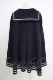 画像2: Secret Honey / セーラーケープ  ネイビーＸ白 T-26-02-01-022-CA-JA-SA-ZT (2)