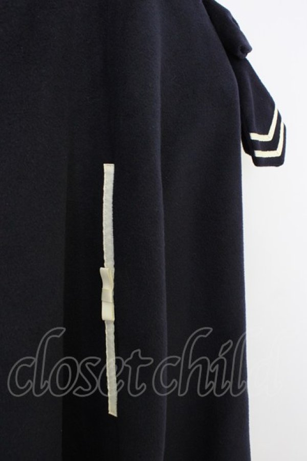 画像3: Secret Honey / セーラーケープ  ネイビーＸ白 T-26-02-01-022-CA-JA-SA-ZT (3)