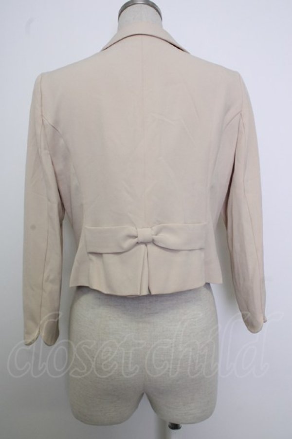 画像2: axes femme / パールボタンジャケット  ピンク T-26-02-02-003-AX-JA-SA-ZT (2)